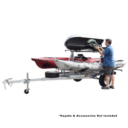 Malone MegaSport LowBed Kayak Trailer lifestyle