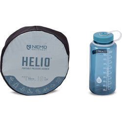 Nemo Helio Pressurized Camp Shower packed