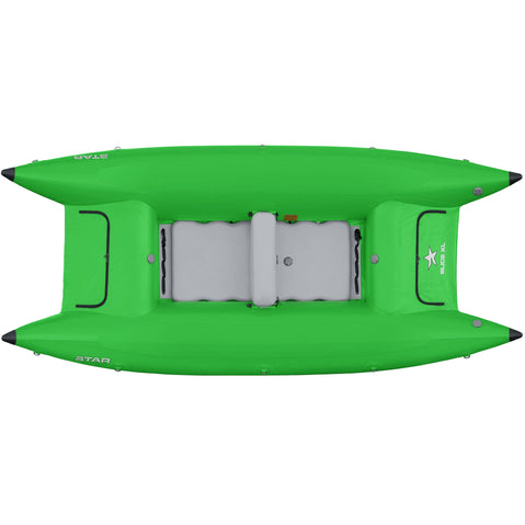 Star Slice XL 12 Paddle Cataraft in Lime top