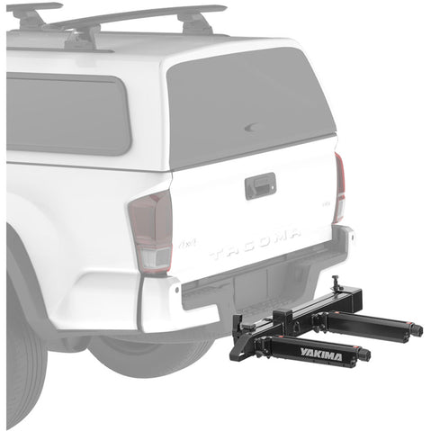 Yakima Exo SwingBase System Foundation installed on a car back