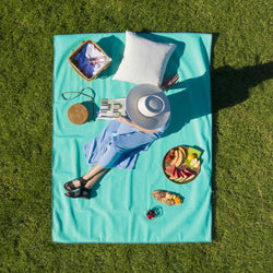 CGear Sandlite Sand-Free Mat in Green lifestyle 1