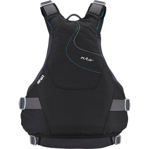 NRS Women's Siren Kayak Lifejacket (PFD) in Black back