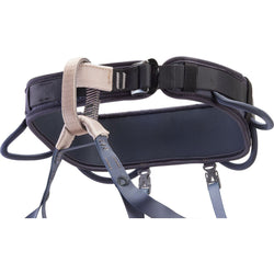 Petzl Men's Corax LT Climbing Harness in Dark Gray detail
