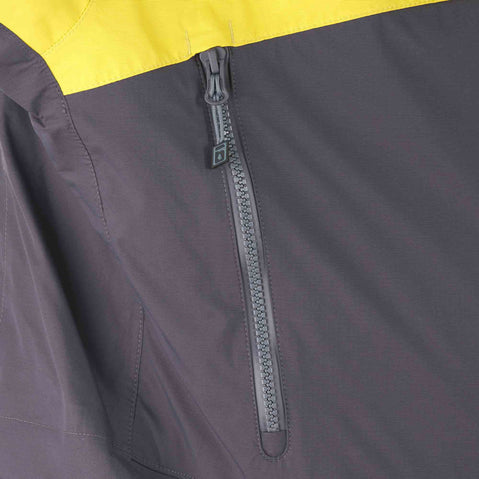 Level Six Juneau Semi-Dry Top in Citron zippered pocket