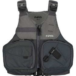 NRS Zander Fishing Lifejacket (PFD) in Charcoal front
