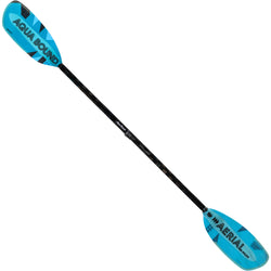 Aqua-Bound Aerial Major Fiberglass Versa-Lok Straight Shaft 2-Piece Kayak Paddle in Blue full