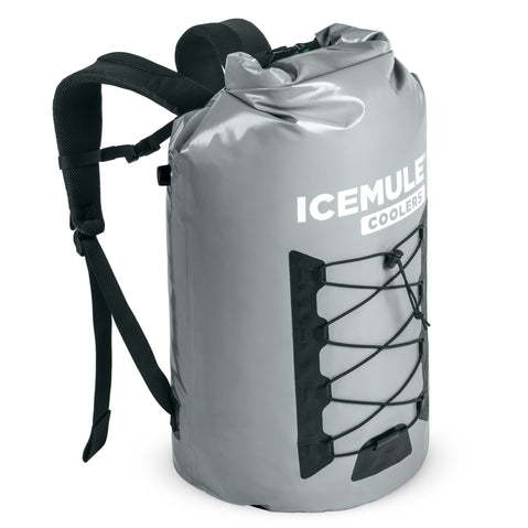 IceMule Pro Cooler in IceMule Grey angle