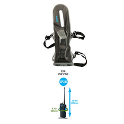 Aquapac VHF Pro Dry Case detail gray tabs