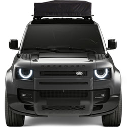 Thule Approach Roof Top Tent folded up on top of car front view