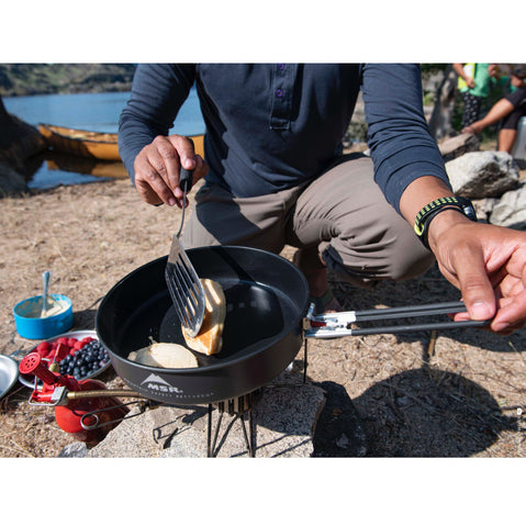 MSR Ceramic Skillet cooking