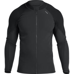 NRS Men's HydroSkin 0.5 Jacket in Graphite/Black front