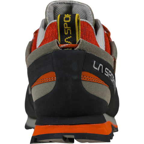 La Sportiva Men's Boulder X Approach Shoes in Clay/Saffron back
