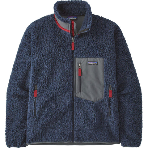 Patagonia Men's Classic Retro-X Jacket in New Navy/Wax Red front