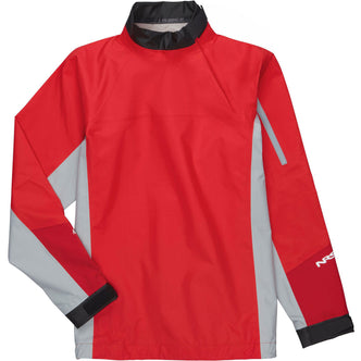 NRS Women's Endurance Paddling Jacket in Pomegranate front