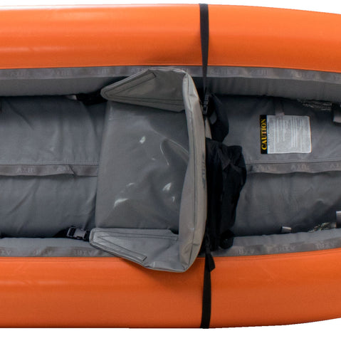 AIRE Cheetah Chair Inflatable Kayak Seat in kayak top view