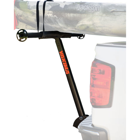 Yakima LongArm Receiver Mount Crossbar mounted to a truck