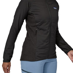 Patagonia Women's Nano-Air Light Hybrid Jacket in Black model side