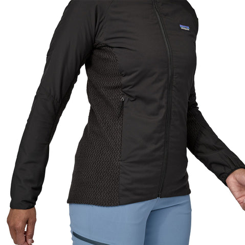 Patagonia Women's Nano-Air Light Hybrid Jacket in Black model side