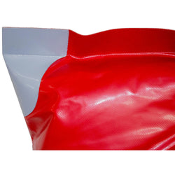 AIRE Ultra Landing Pad Inflatable Mattress in Red corner