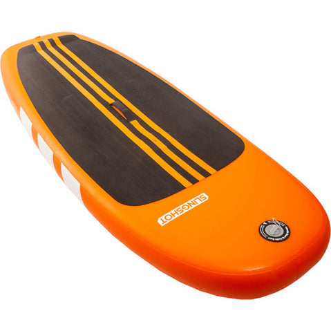 Slingshot Tracker 7' Inflatable SUP Board w/ SUPWinder in Orange top