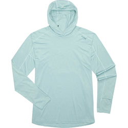 NRS Men's Silkweight Hoodie in Aquifer front