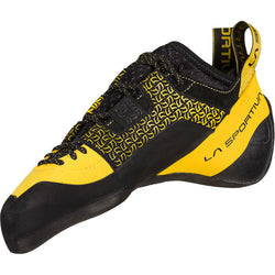 La Sportiva Men's Katana Lace Rock Climbing Shoes in Yellow/Black left