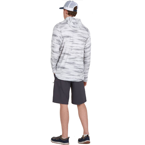 NRS Men's Silkweight Varial Hoodie model back