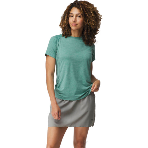 NRS Women's Beda Skort in Stone model front