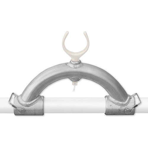 Down River Equipment Rainbow Oar Towers attached to a frame