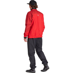 NRS Men's Endurance Paddling Jacket in Red model back