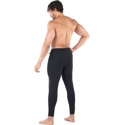 Level Six Men's Radiator Neoprene Pants in Black model back view