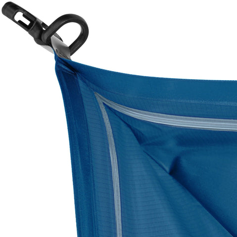 NRS Ether Hydrolock Dry Bag Mykonos Blue HydroLock Closure Close Up