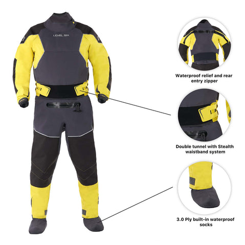 Level Six Emperor Dry Suit details
