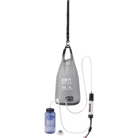 MSR Guardian Gravity Water Purifier in use