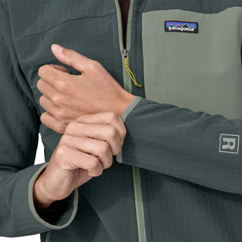 Patagonia Men's R2 TechFace Jacket wrist