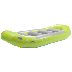 AIRE 156R Self-Bailing Raft in Lime angle