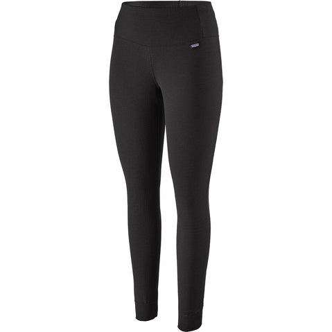 Patagonia Women's Capilene Thermal Weight Bottoms in Black front