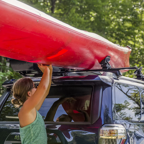 Yakima SweetRoll Kayak Roof Rack set up
