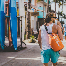 IceMule Classic Cooler man walking