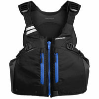 Stohlquist Men's Trekker Lifejacket (PFD) in Black front