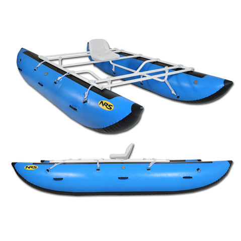 NRS River Cat 14 Cataraft in Blue angle