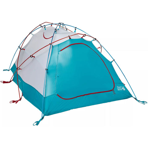 Mountain Hardwear Trango 2-Person Mountaineering Tent in Alpine Red no fly closed