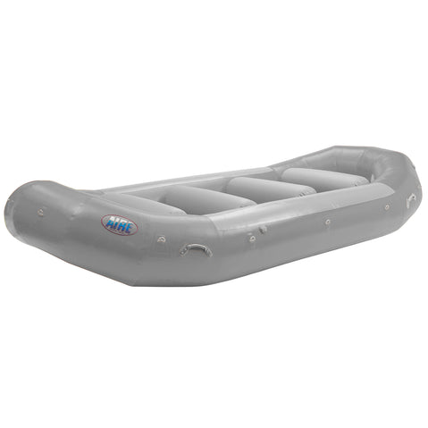 AIRE 156R Self-Bailing Raft in Grey angle