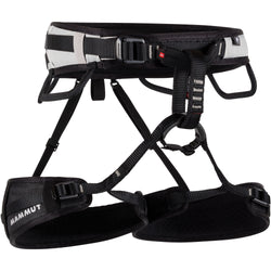 Mammut Men's Ophir 3 Slide Rock Climbing Harness in Black/Marble front