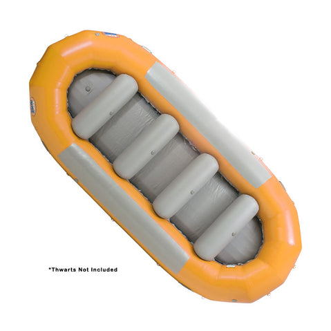AIRE 176R Self-Bailing Raft in Yellow top