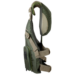 Stohlquist Piseas Fishing Lifejacket (PFD) grass green side view