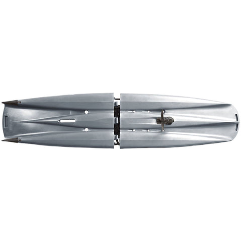 Point 65 N Kingfisher Angler Modular Fishing Kayak in Grey back