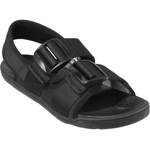 Astral Men's Webber Sandals in Stealth Black angle
