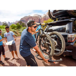 Yakima HoldUp Two Bike Hitch Rack installed