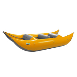 AIRE Sabertooth R2 Cataraft in Yellow angle